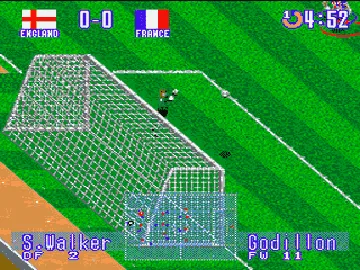 International Superstar Soccer Deluxe (Europe) screen shot game playing